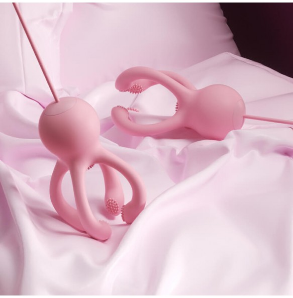MizzZee - Tiny Octopus Breast Stimulator (USB Power Supply - Pink)